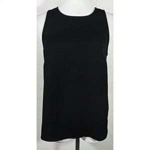 14th & Union Small Tank Top Black Keyhole Back